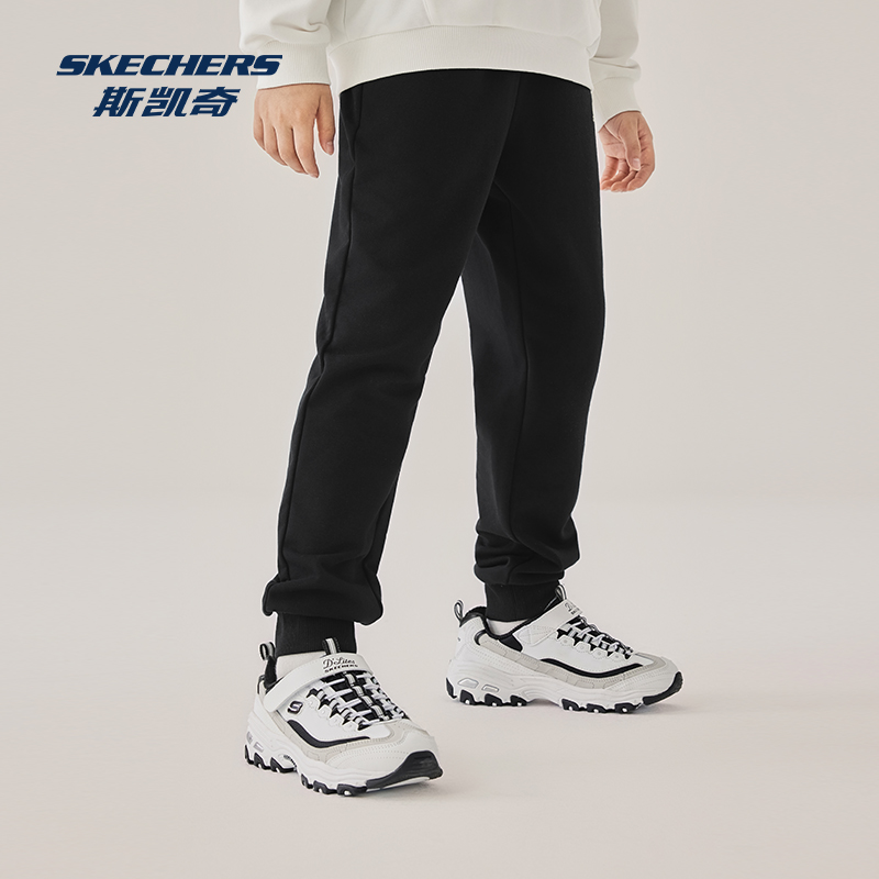 斯凯奇童装柔软亲肤针织休闲长裤