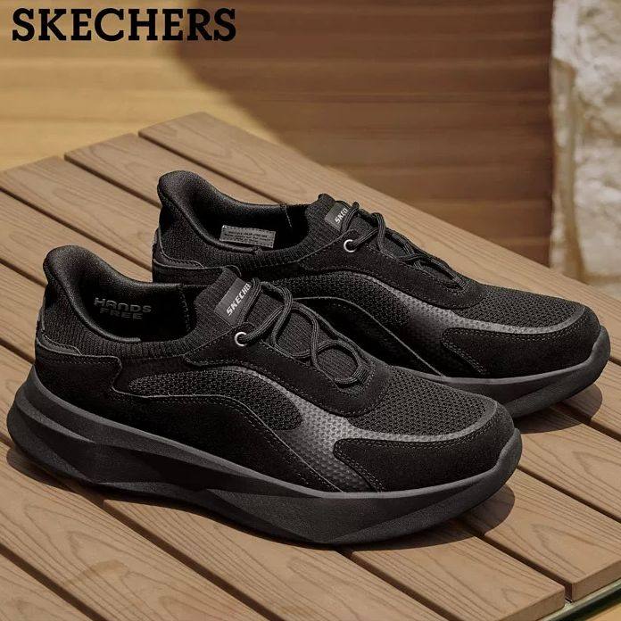 Skechers斯凯奇闪穿鞋 | 春季新品男鞋一脚蹬轻便运动缓震休闲鞋,运动鞋new,运动休闲鞋,淘宝优惠券,粉丝福利购,淘宝优惠卷