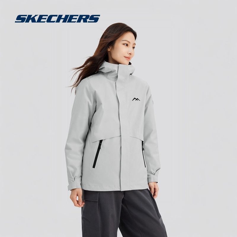 Skechers斯凯奇正品冲锋衣魔方系列男女款三合一防风防水登山外套,户外/登山/野营/旅行用品,冲锋衣,淘宝优惠券,粉丝福利购,淘宝优惠卷