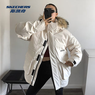 梁朝伟同款|斯凯奇官方正品派克运动羽绒服秋冬新款保暖上衣男女