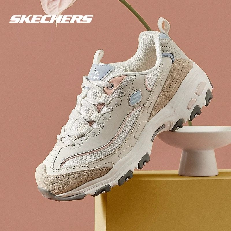 Skechers斯凯奇女鞋奶茶熊QQ豆乳秋季新款复古老爹鞋增高运动鞋子,运动鞋new,运动休闲鞋,淘宝优惠券,粉丝福利购,淘宝优惠卷