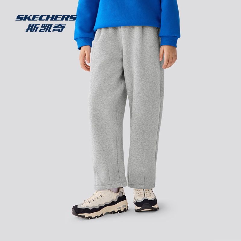 斯凯奇童装保暖舒适运动休闲长裤