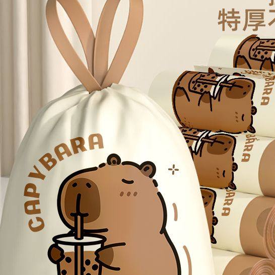 免撕垃圾袋家用加厚手提式大号厨房专用宿舍卫生袋抽绳特厚清洁袋,居家日用,居家日用套装,淘宝优惠券,粉丝福利购,淘宝优惠卷