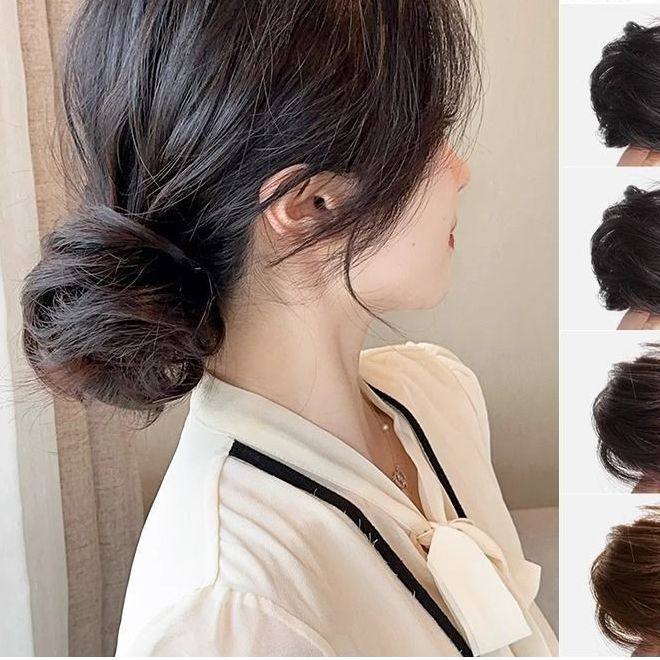 假发低丸子发圈女蓬松盘发花苞头自然半扎丸子头后脑勺蓬松神器包,家庭/个人清洁工具,盘发器,淘宝优惠券,粉丝福利购,淘宝优惠卷