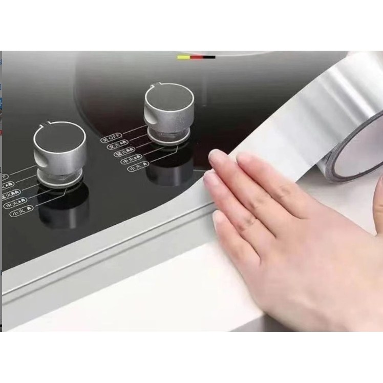 厨房防水防油贴纸墙纸铝箔厨房灶台水槽美缝贴卫生间马桶防霉胶带,家居饰品,美缝贴,淘宝优惠券,粉丝福利购,淘宝优惠卷