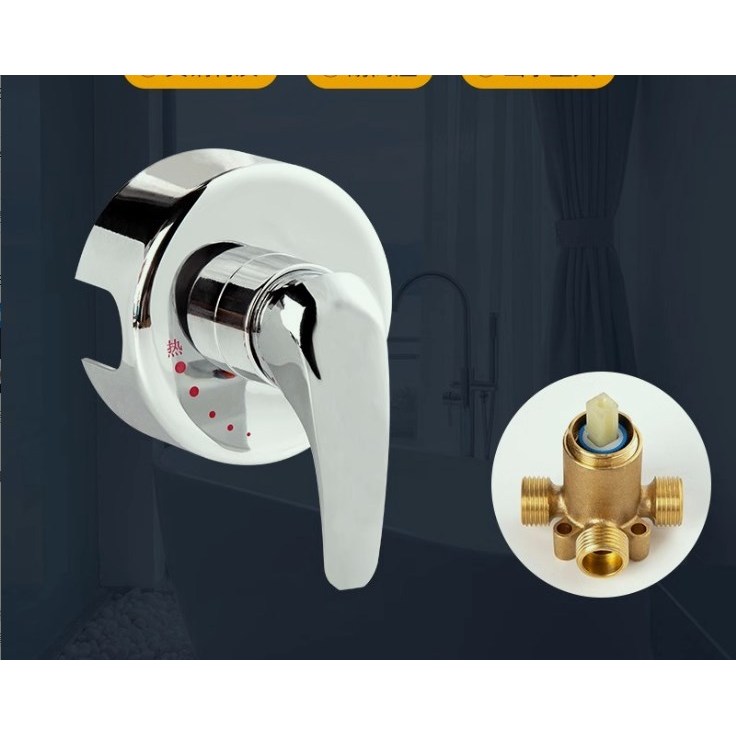 热水器配件配大全冷热混水阀开关明装淋浴淋浴器配件水龙头