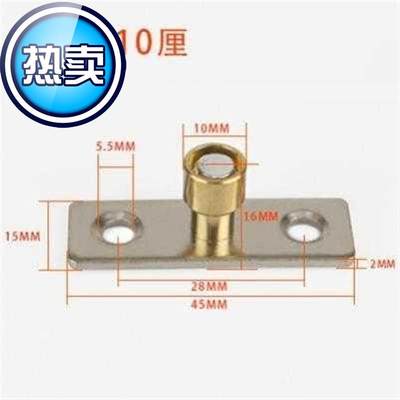 导向器木门下吊滑门止摆器移门轮吊门下固定器底下折◆定制◆叠门