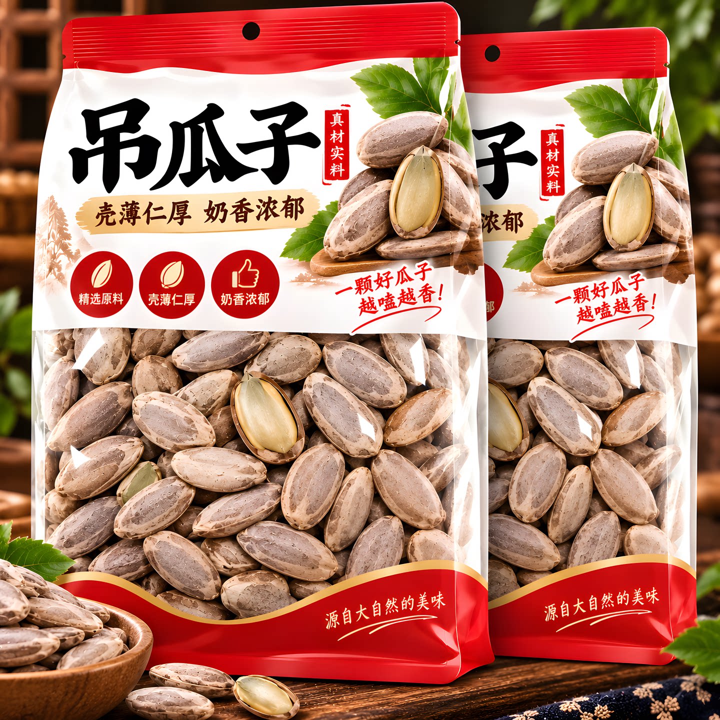 正宗吊瓜子大颗粒新货原味奶油椒盐味瓜蒌子瓜籽零食坚果炒货干果