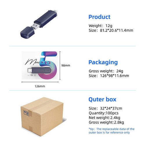定制有线转无线carplay升级安卓智能车机互联模块车载carplay盒子
