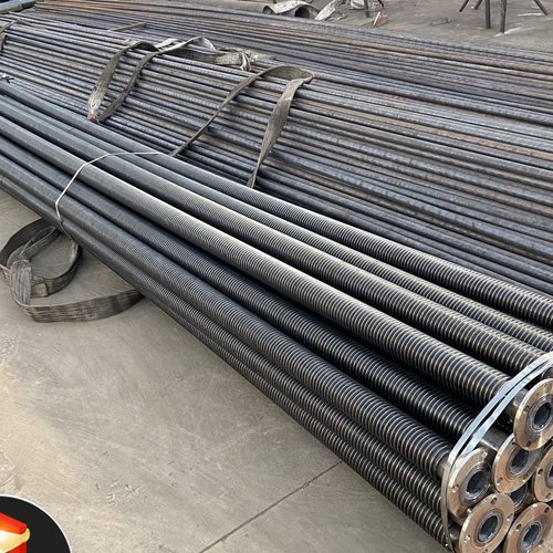 温室大棚翅片管焊法兰种植高频焊绕片管热镀锌缠绕翅散热器暖气片