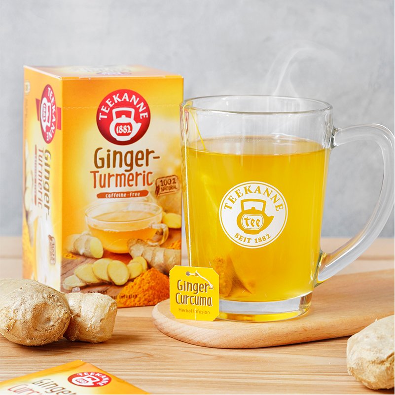 teekanne姜黄茶秋冬季喝姜茶