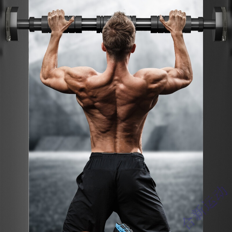 新品引体向上杆引体向上器单杠室内墙体门上单杆免打孔体育用品家