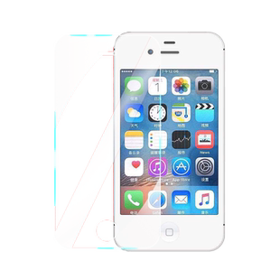 昌想 适用苹果4S钢化膜iPhone 5C高清手机膜苹果四防爆玻璃模ip4屏幕保护莫防刮抗指纹贴膜Apple 5C全透明