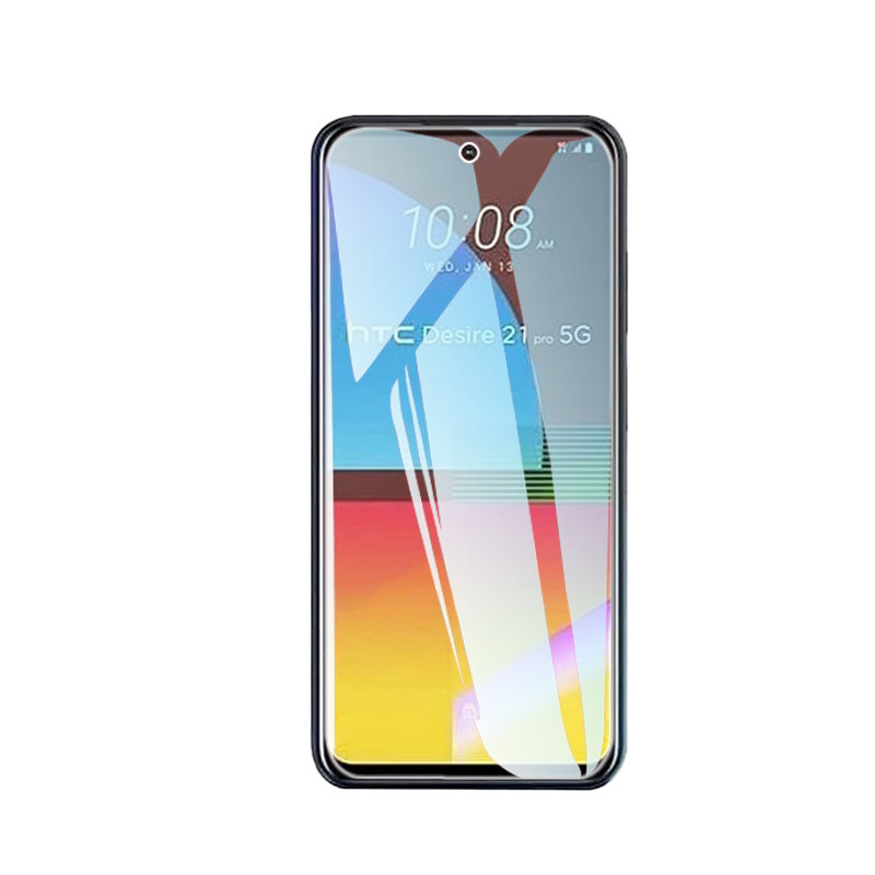 昌想HTCDesire高清水凝膜前后