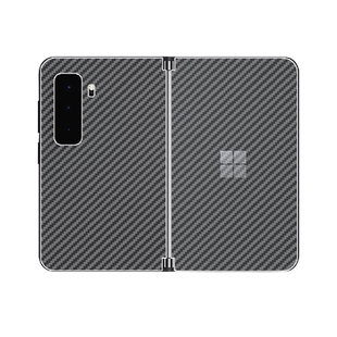 昌想 适用微软Surface Duo2手机后膜Microsoft Surface Duo防刮滑背膜5G折叠屏保护膜1代碳纤维软贴纸磨砂