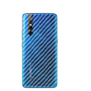 适用VIVOX27手机后膜vivo x27碳纤维背膜V1838A磨砂x27pro软贴纸T后盖壳防刮滑模vivi抗指纹viv0半透明V1836A