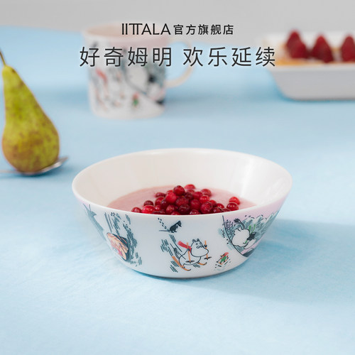 arabia姆明系列陶瓷碗可爱家用