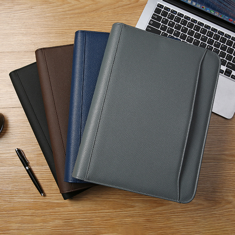 A4多功能皮质文件夹商务办公合同