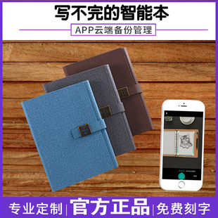 抖音黑科技2.0可重复书写APP备份笔记本子A5可擦石头纸学生活页本子创意日记手写电子智能记事本礼盒礼物定制