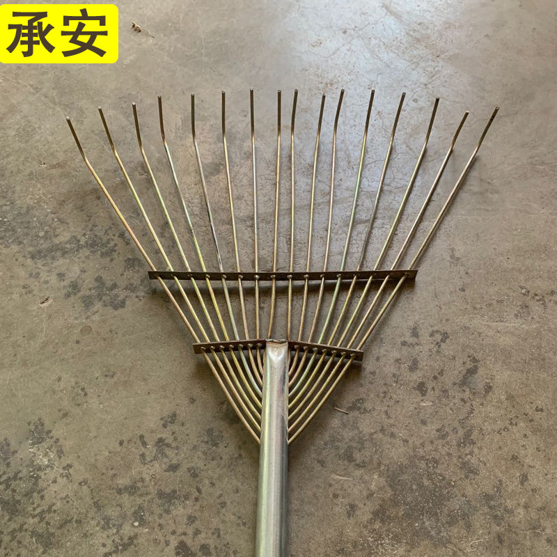 钢丝耙园艺园林工具农具草种播种专用耙子搂草筢耙子