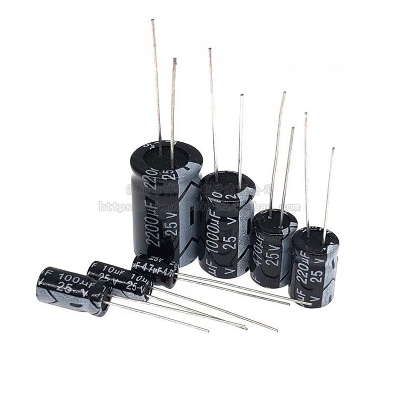 直插铝电解电容器元件 470UF 2200UF 100V 6.3/10/16/25/35/50/63
