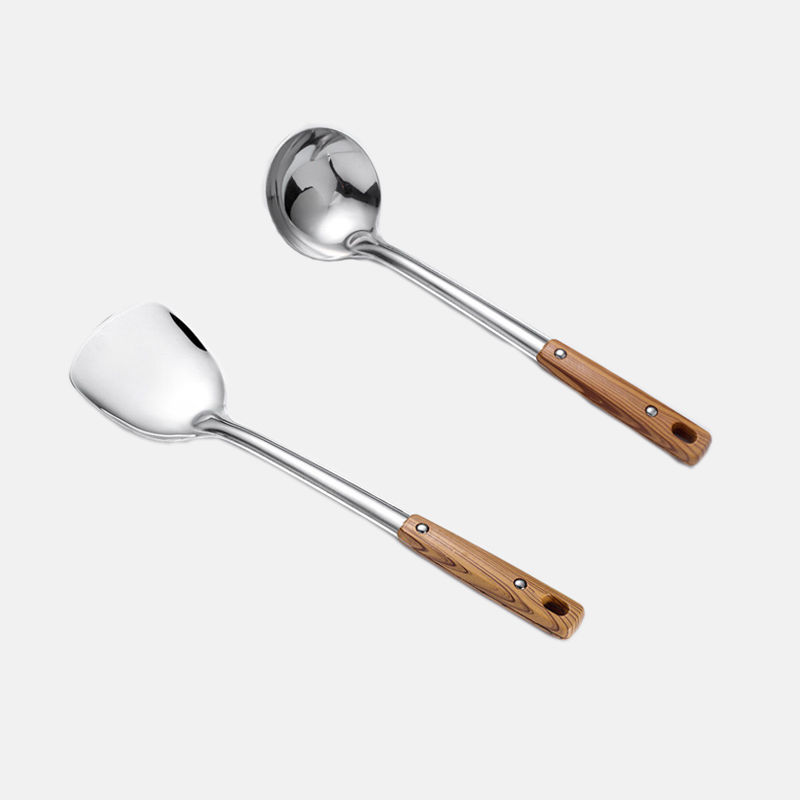 不锈钢锅铲电木手柄防烫勺子炒菜铲子家用汤漏勺饭勺煎铲厨具套装