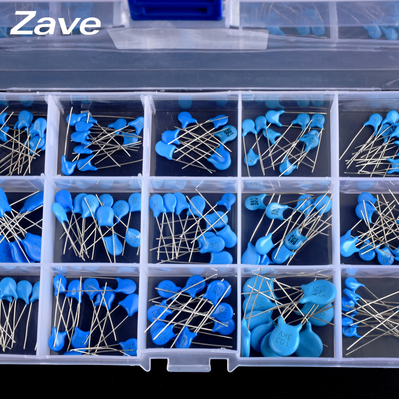 电子元件包 高压瓷片电容包 盒装 15种常用 共150只 1/2/3/6KV101