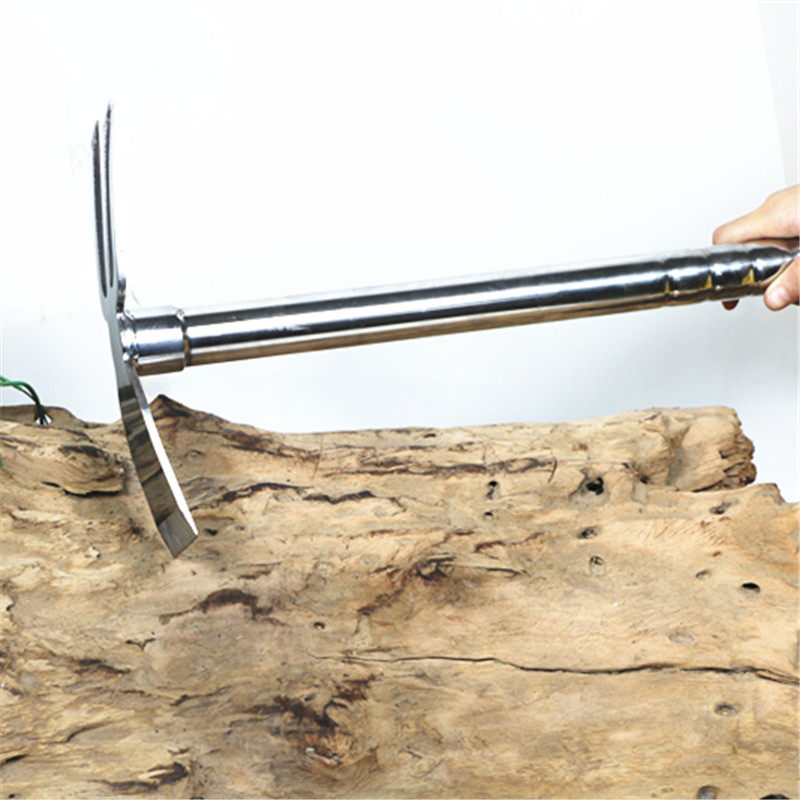 花锄草锄钉耙子全钢小锄头园林农具农用园艺工具种菜锄镐户外包邮