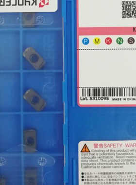 京瓷快进给铣刀片不锈钢双面刀粒XLOGU030310ER-GMZ KX405  PG025