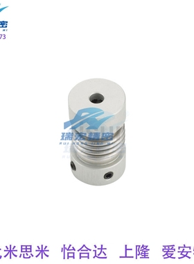 替代BAB25-6-6 8 10 12 联轴器 定位螺丝固定波纹式 铝合金