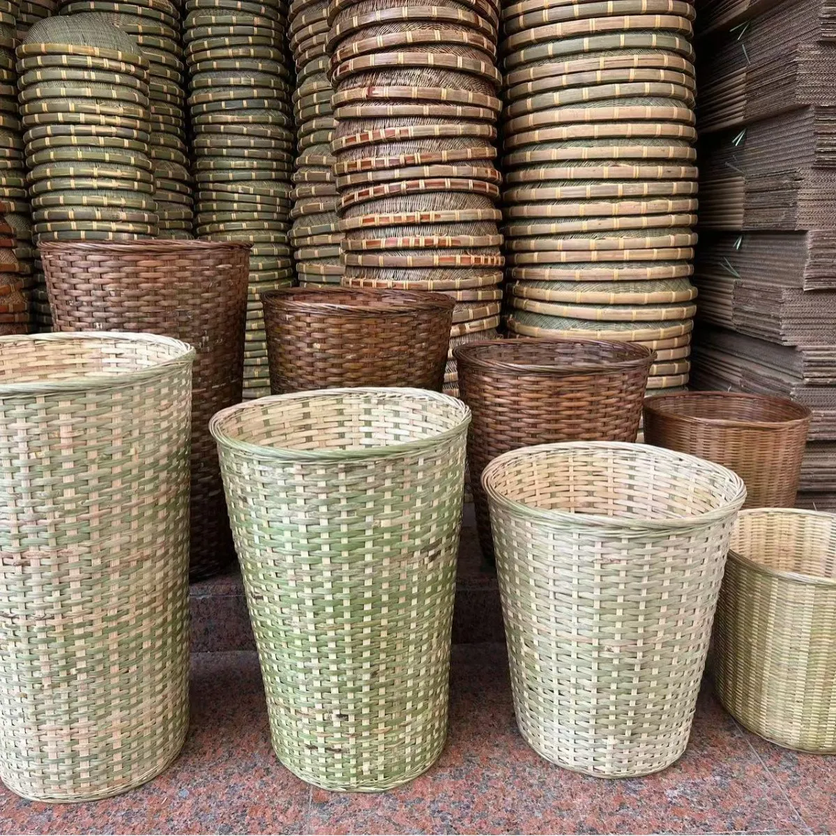 竹编蔬菜摆放箩筐餐饮点菜区展示篓土特产干货食材收纳簸箕高竹筐,特色手工艺,竹编/竹雕,淘宝优惠券,粉丝福利购,淘宝优惠卷