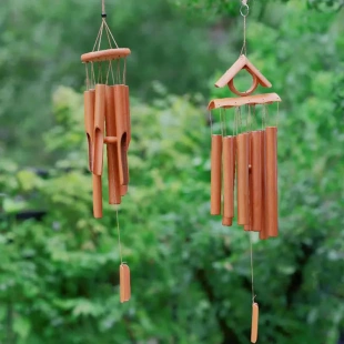 竹风铃手工制作仿古风铃吊饰民宿装饰户外中式古风竹筒风铃竹制品