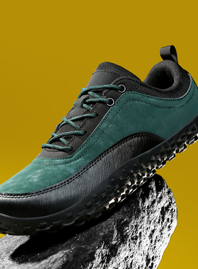 外贸宽楦登山鞋男6E脚宽脚肥徒步鞋男士45防水47防滑48特大码男鞋