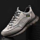 防滑轻便真皮旅游跑步鞋 清仓捡漏男鞋 头层牛皮潮流百搭运动休闲鞋