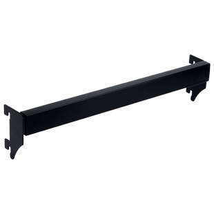 超市货架横梁挂钩横杆方管配件双线钩活动卡扣便利店展示架黑白色