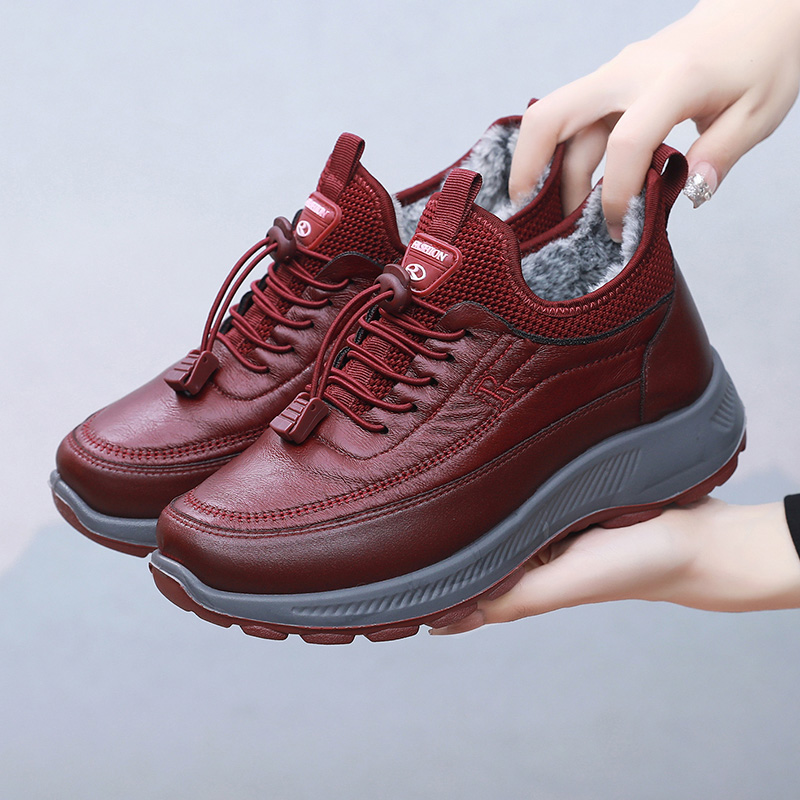 加厚保暖雪地靴中老年妈妈健步鞋