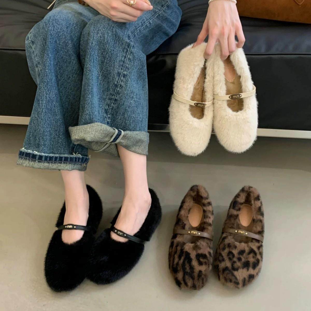 超火一脚蹬毛毛鞋子女冬季加绒保暖外穿2025新款爆款孕妇豆豆棉鞋,户外/登山/野营/旅行用品,其他户外鞋,淘宝优惠券,粉丝福利购,淘宝优惠卷