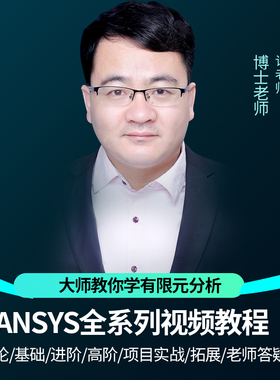 ANSYS2025视频教程WorkBench/Fluent/ICEM有限元流体分析全套课程