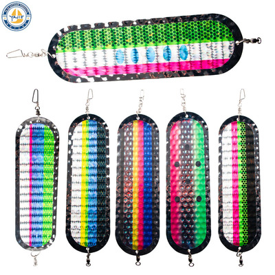 拖钓金属诱饵道奇闪光器9in  metal trolling flasher dodger