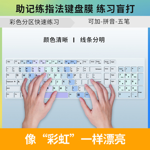 熟识学电脑拼音字母指法练习打字神器小学生练习盲打速成仿键盘膜儿童初学专用小写拼音五笔字根键盘保护膜