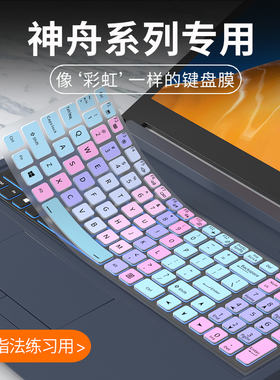 适用机械革命极光Air/Pro键盘膜无界14旷世E无界16 Pro蛟龙5/7极光E蛟龙17钛坦Plus笔记本电脑F6F1键盘保护膜