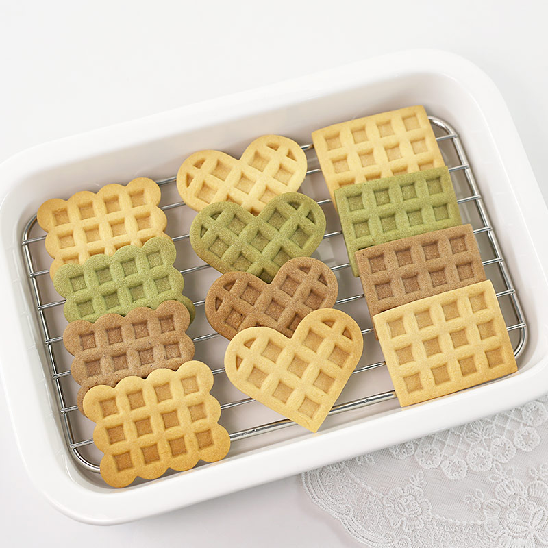 华夫饼干模具夹心曲奇饼干压模