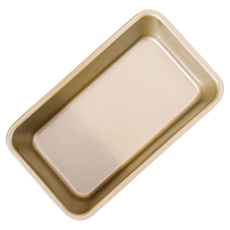 金色重型钢吐司盒 长方形金色不粘吐司盒模 土司面包烘焙工具