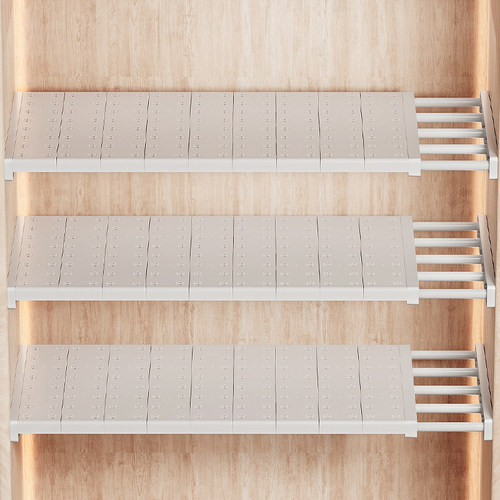 免打孔衣柜分层隔板鞋柜置物架