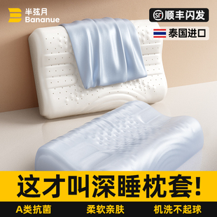 枕套2025新枕头枕芯乳胶枕套单个一对装内胆套60cmx40cm冰丝成人