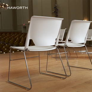 会议椅极简耐用款 Haworth海沃氏 Stacker多色可堆叠式 Wire Very