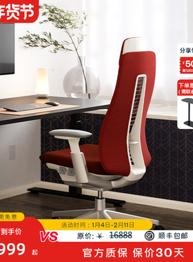 Haworth海沃氏 Fern顶配款人体工学椅办公椅子护腰升降久坐电竞椅