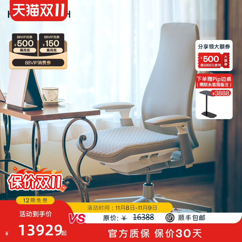 海沃氏人体工学椅独特大箭头面料