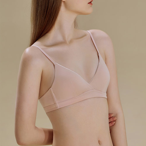 棉质三角杯小胸aa杯不空杯内衣