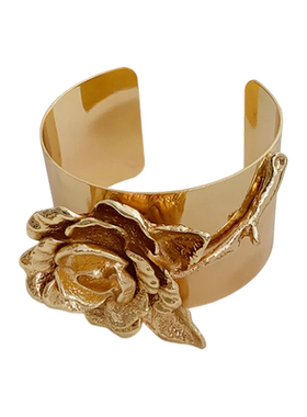 玫瑰花束开口手镯女2026新款爆款手链轻奢小众精致复古气质手饰夏